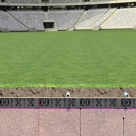 Athletic Fields Drainage System and Ideal Geocellular Soakaway