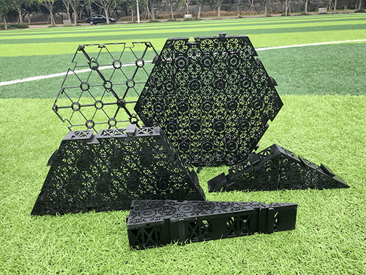 HOENSOEY Cell is a new type of rainwater storage honeycomb units with ultra-high compression strength and unique buckles.